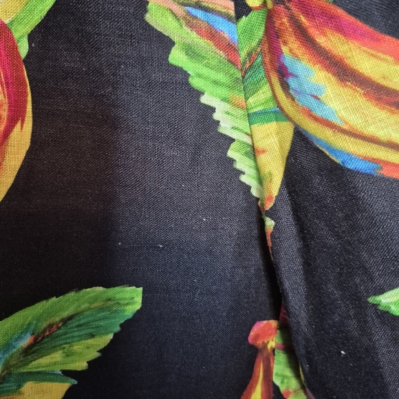 610🦃🎄 NWT farm rio preta banana linen blazer and pants set - Picture 9 of 13